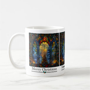 Glas in lood kerst Mok