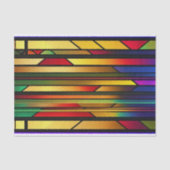 Glas in lood Kleurenband Tissuepapier (Voorkant)