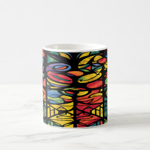 Glas in lood koffiemok
