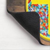 Glas in lood kruis muismat (Hoek)