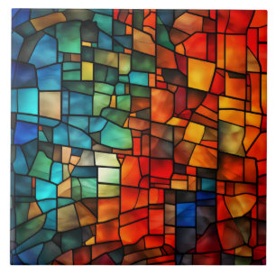 Glas-in-lood Kunst Keramische Tegels Tegeltje
