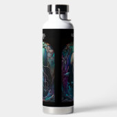 Glas in lood  kwallen waterfles (Links)