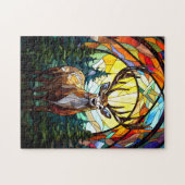 Glas in lood legpuzzel (Horizontaal)