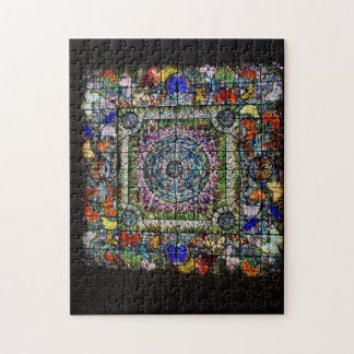 Glas in lood legpuzzel