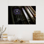 Glas in lood links poster (Keuken)