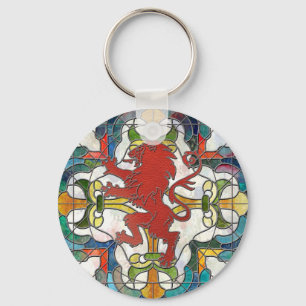 Glas in lood Lion Crest Sleutelhanger