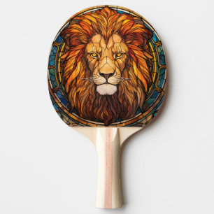Glas in lood Lion Ping Pong Paddle Tafeltennisbatje