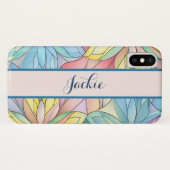 Glas in lood-look Case-Mate iPhone case (Achterkant (horizontaal))