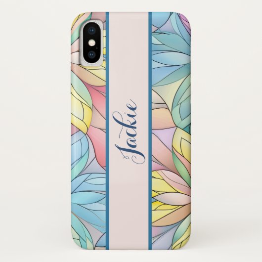 Glas in lood-look Case-Mate iPhone case (Achterkant)