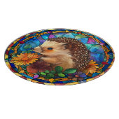 Glas in lood Look Hedgehog Kitchen Snijplank (Hoek)