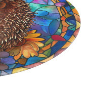 Glas in lood Look Hedgehog Kitchen Snijplank (Hoek)