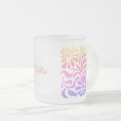 Glas in lood Look Spring Floral Art Mok (Voorkant rechts)