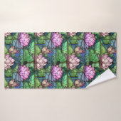 Glas in lood Lotus badhanddoek (Badhanddoek)
