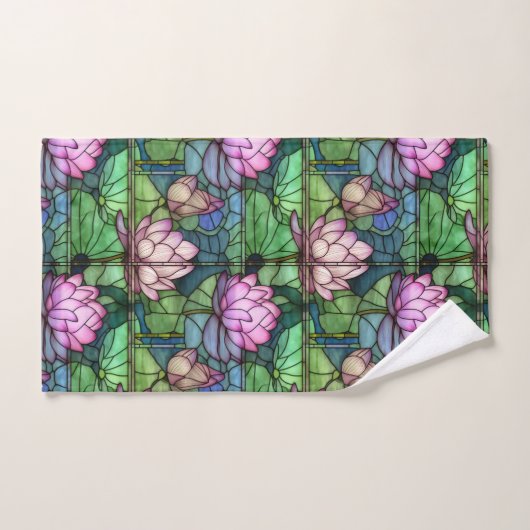Glas in lood Lotus Handdoek (Handdoek)