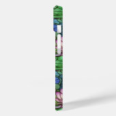 Glas in lood Lotus iPhone 14 Hoesje (Achterkant / Links)