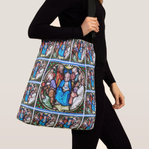 Glas in lood Maagd Mary Heilige Geest postles Crossbody Tas