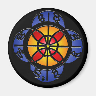 Glas in lood magneet