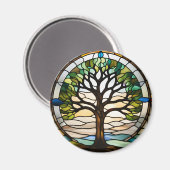 Glas in lood magneet (Voorkant / Achterkant)