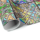 Glas in lood Mandala verpakkingspapier Cadeaupapier (Rol Hoek)