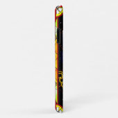 Glas in lood met een sterrenachtergrond Case-Mate iPhone case (Achterkant/rechts)