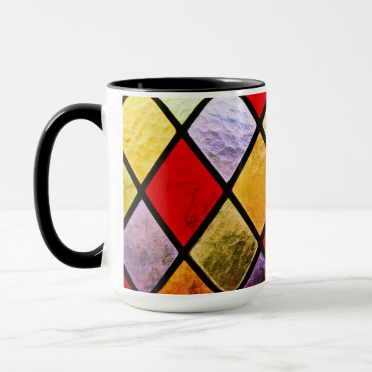 Glas in lood mok (Links)