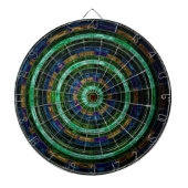 Glas in lood Mosaic Abstract Dartbord (Voorkant)