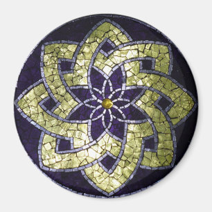 Glas in lood Mosaic Magnet "St. Arnold's Star" Magneet