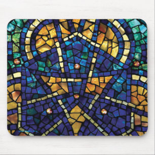 Glas in lood Mosaic Mousepad "Kaleidoscope" Muismat