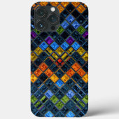 Glas in lood Mosaic Pattern Case-Mate iPhone Case (Achterkant)