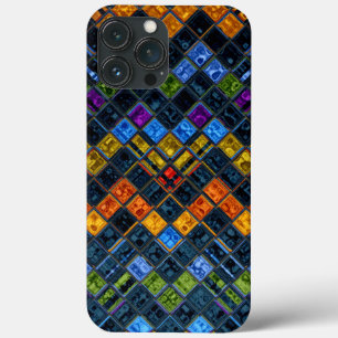 Glas in lood Mosaic Pattern iPhone 13 Pro Max Hoesje