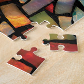 Glas in lood Mosaic Puzzle "Fiesta Fun" Legpuzzel (Zijkant)