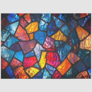 Glas-in-lood Mozaïek Tissue/Kunst Papier