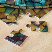 Glas in lood mozaïekpuzzel "in het begin" legpuzzel (Zijkant)