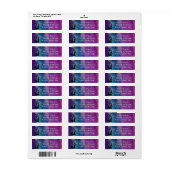 Glas in lood Natificatielabel Etiket (Full Sheet)