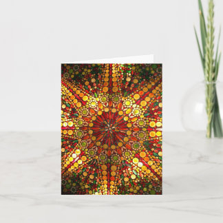 Glas in lood Note Cards Kaart