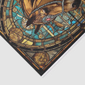 Glas in lood paard tissuepapier (Detail)