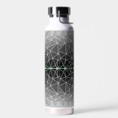 Glas in lood patroon 03.Grey.Offwhite Lijn BG Waterfles (Links)