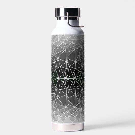 Glas in lood patroon 03.Grey.Offwhite Lijn BG Waterfles (Links)