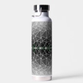 Glas in lood patroon 03.Grey.Offwhite Lijn BG Waterfles (Rechts)