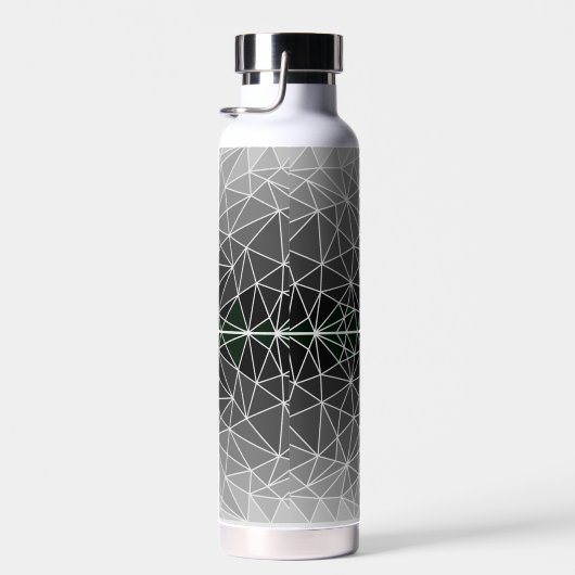 Glas in lood patroon 03.Grey.Offwhite Lijn BG Waterfles (Rechts)