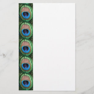 Glas in lood Peacock Briefpapier