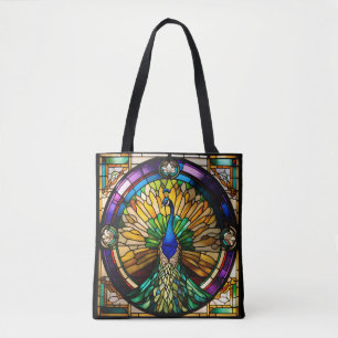 Glas in lood Peacock Draagtas