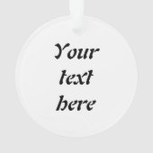 Glas in lood Poinsettia-Ornament Ornament (achterkant)