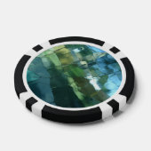 Glas in lood pokerchips (Enkel)