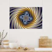 Glas in lood poster (Keuken)