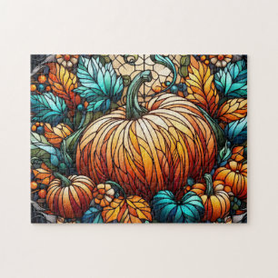 Glas in lood Pumpkin Art Legpuzzel