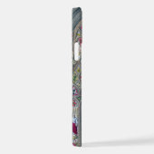 Glas in lood raam kathedraal kerkafbeelding iPhone hoesje (Rechterkant)