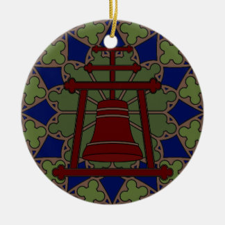 Glas in lood Raincross Tri Design Keramisch Ornament