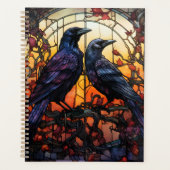 Glas in lood Ravens Planner (Voorkant)