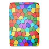 Glas in lood regenboog badmat (Voorkant Verticaal)